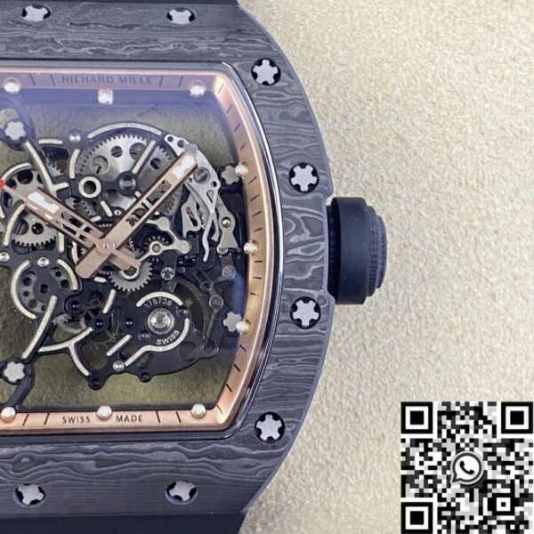 Richard Mille For Sale RM055 Rose Gold Dial Watch KU Factory