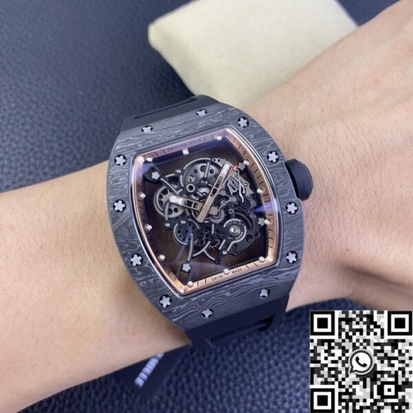Richard Mille For Sale RM055 Rose Gold Dial Watch KU Factory