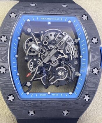 Richard Mille Fake RM055 Blue Dial Watch KU Factory