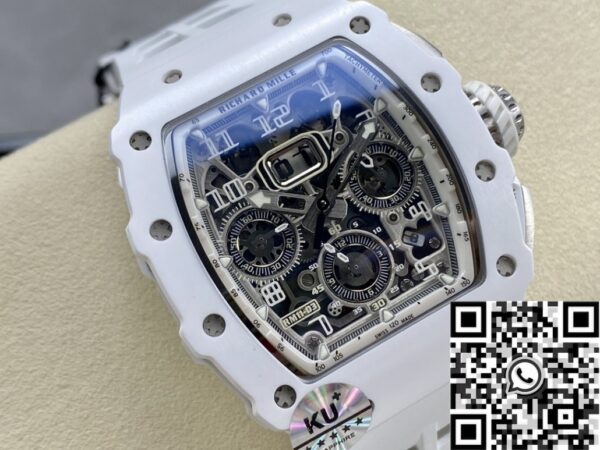Men's Richard Mille Watch​ RM011-03 White Dial KU Factory
