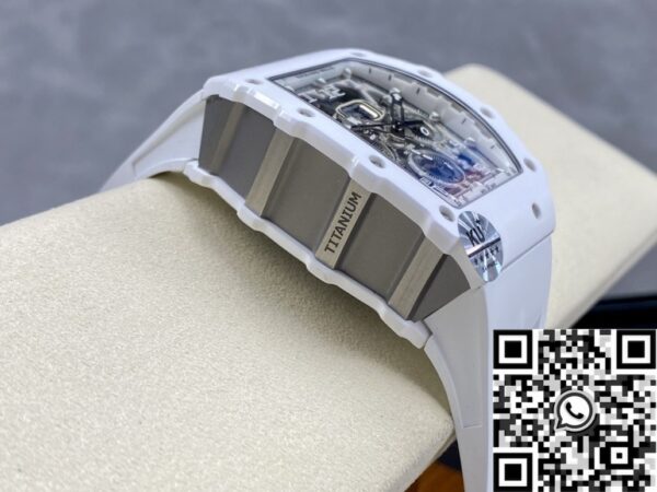 Men's Richard Mille Watch​ RM011-03 White Dial KU Factory