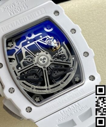 Men's Richard Mille Watch​ RM011-03 White Dial KU Factory