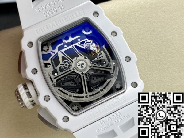 Men's Richard Mille Watch​ RM011-03 White Dial KU Factory