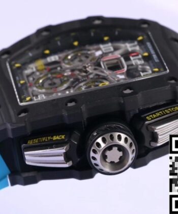 Richard Mille Blue RM011 Blue Rubber Strap Watch KV Factory