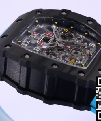 Richard Mille Blue RM011 Blue Rubber Strap Watch KV Factory