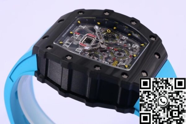 Richard Mille Blue RM011 Blue Rubber Strap Watch KV Factory