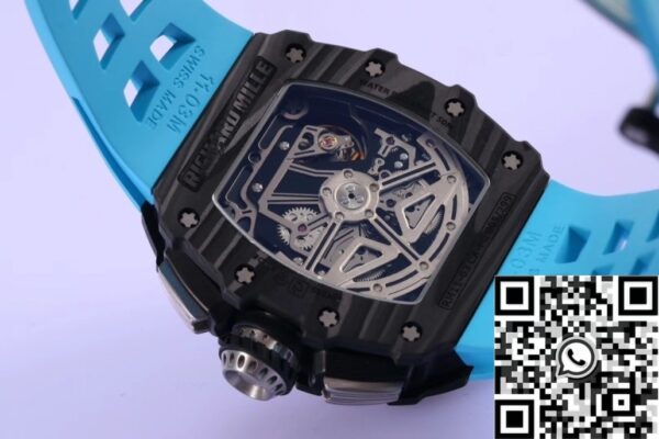 Richard Mille Blue RM011 Blue Rubber Strap Watch KV Factory