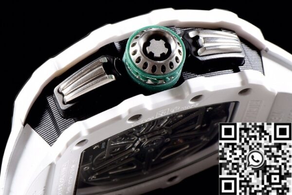 Watch Richard Mille RM011 White Ceramic Case KV Factory
