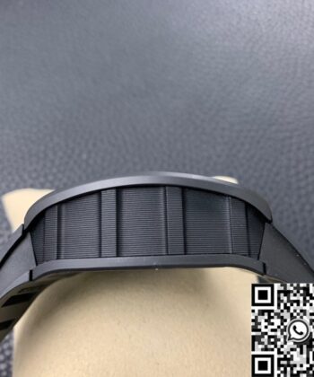 Fake Richard Mille Watch​es RM011 Black Ceramic Case KV