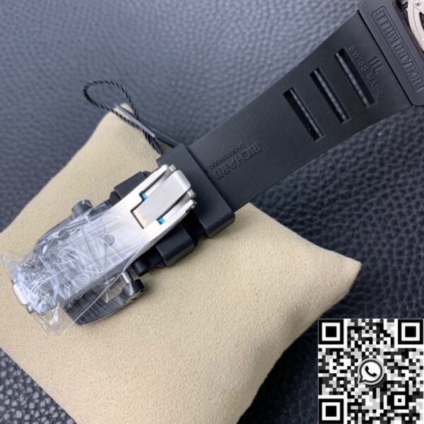 Fake Richard Mille Watch​es RM011 Black Ceramic Case KV