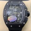 Fake Richard Mille Watch​es RM011 Black Ceramic Case KV