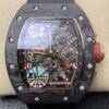 Reloj Richard Miller RM011 Red Dial Carbon Fiber Watch Case
