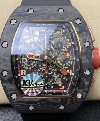 Reloj Richard Miller RM011 Red Dial Carbon Fiber Watch Case