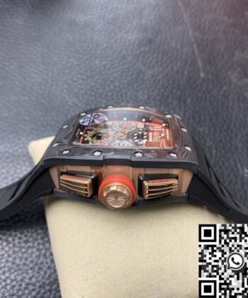 Reloj Richard Miller RM011 Red Dial Carbon Fiber Watch Case