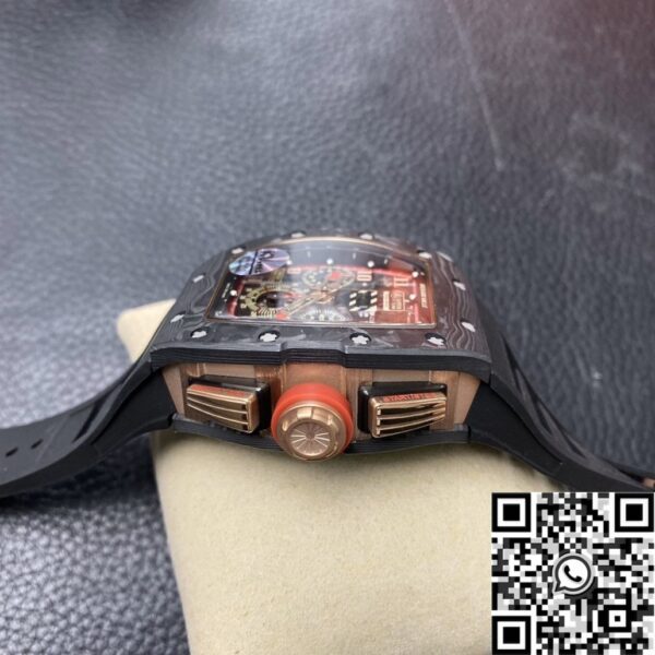 Reloj Richard Miller RM011 Red Dial Carbon Fiber Watch Case