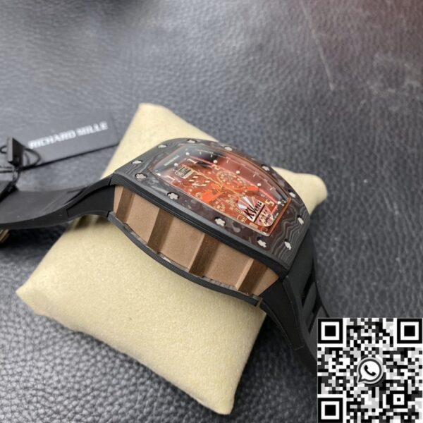 Reloj Richard Miller RM011 Red Dial Carbon Fiber Watch Case
