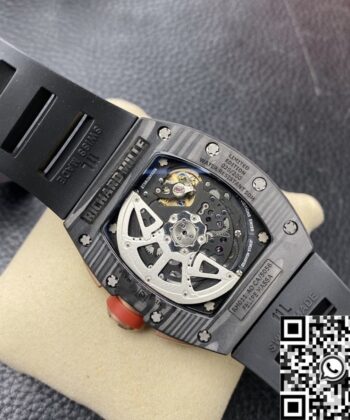 Reloj Richard Miller RM011 Red Dial Carbon Fiber Watch Case