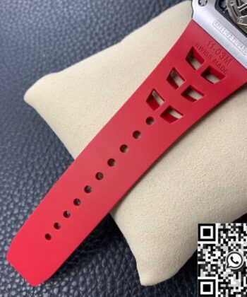 Red Richard Mille RM011 Red Rubber Strap Watch KV Factory