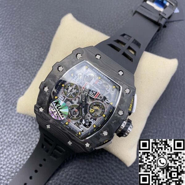 Richard Mille Watch Replica​ RM011 Carbon Fiber Case KV Factory
