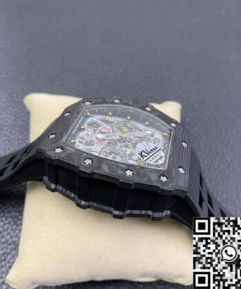 Richard Mille Watch Replica​ RM011 Carbon Fiber Case KV Factory
