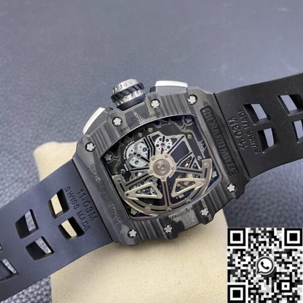 Richard Mille Watch Replica​ RM011 Carbon Fiber Case KV Factory