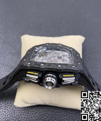 Richard Mille Watch Replica​ RM011 Carbon Fiber Case KV Factory