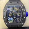 Men's Richard Mille RM011 Blue Dial Carbon Fiber Watch Case