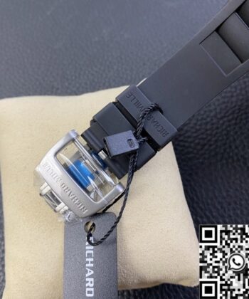 Men's Richard Mille RM011 Blue Dial Carbon Fiber Watch Case