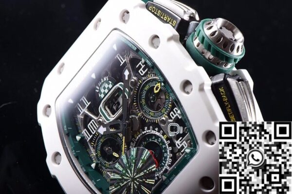 Richard Mille Shaped Wawtches RM011-03 White Ceramic Case