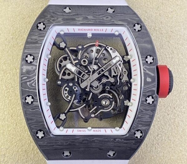 Richard Mille Watch Copy​ RM055 V5 Carbon Fiber Case KV