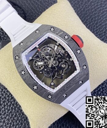 Richard Mille Watch Copy​ RM055 V5 Carbon Fiber Case KV