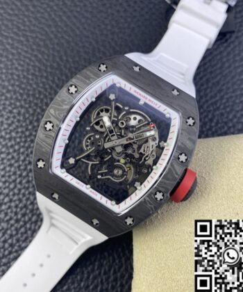 Richard Mille Watch Copy​ RM055 V5 Carbon Fiber Case KV