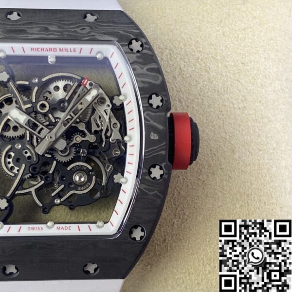 Richard Mille Watch Copy​ RM055 V5 Carbon Fiber Case KV