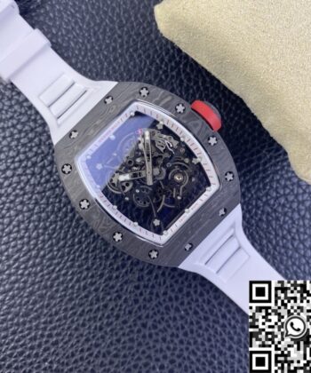 Richard Mille Watch Copy​ RM055 V5 Carbon Fiber Case KV