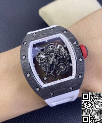 Richard Mille Watch Copy​ RM055 V5 Carbon Fiber Case KV