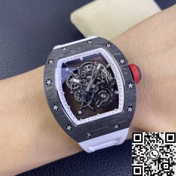 Richard Mille Watch Copy​ RM055 V5 Carbon Fiber Case KV
