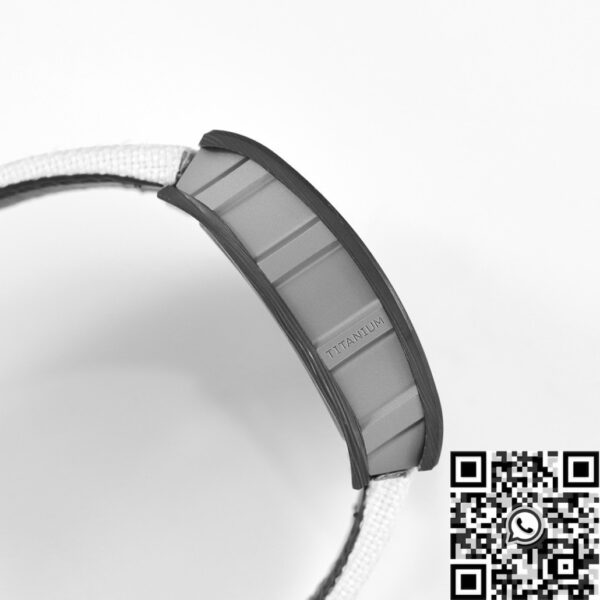 Richard Mille Men​ RM055 V5 White Rubber Strap KV Factory