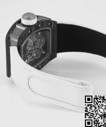 Richard Mille Men​ RM055 V5 White Rubber Strap KV Factory