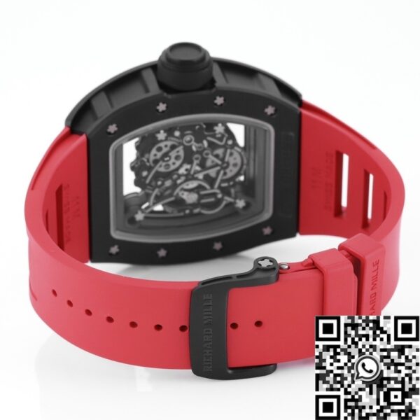 Watches Richard Mille RM055 V5 Red Rubber Strap KV Factory