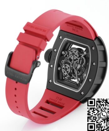 Watches Richard Mille RM055 V5 Red Rubber Strap KV Factory