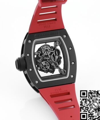 Watches Richard Mille RM055 V5 Red Rubber Strap KV Factory