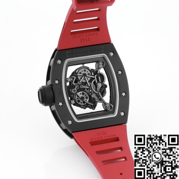 Watches Richard Mille RM055 V5 Red Rubber Strap KV Factory