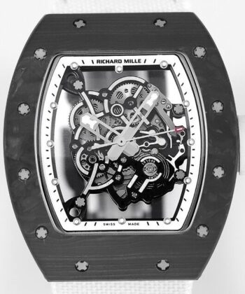 Men's Watch Richard Mille​ RM055 V5 White Nylon Strap KV
