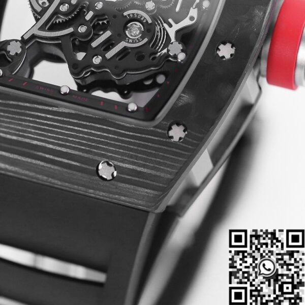 Richard Mille RM RM055 V5 Carbon Fiber Watch Case KV Factory
