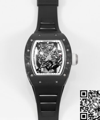 Richard Mille Style Watch​ RM055 V5 White Dial Case KV Factory