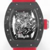 Richard Mille Thin Watch​ RM055 V5 Red Nylon Strap KV Factory