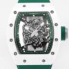 Richard Mille RM055 Watch V5 Green Rubber Strap KV Factory