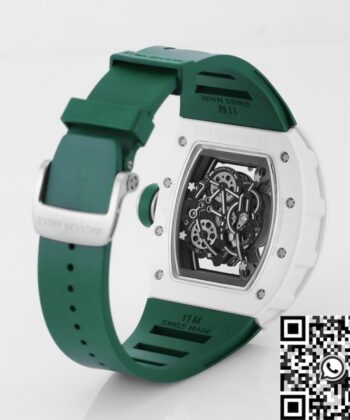 Richard Mille RM055 Watch V5 Green Rubber Strap KV Factory