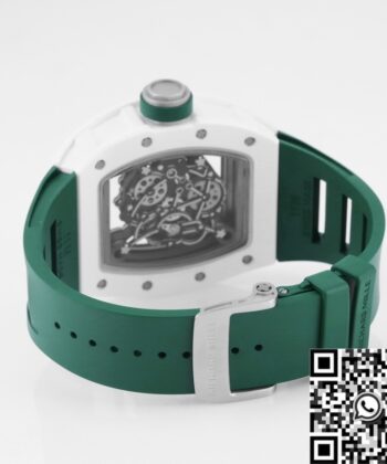 Richard Mille RM055 Watch V5 Green Rubber Strap KV Factory