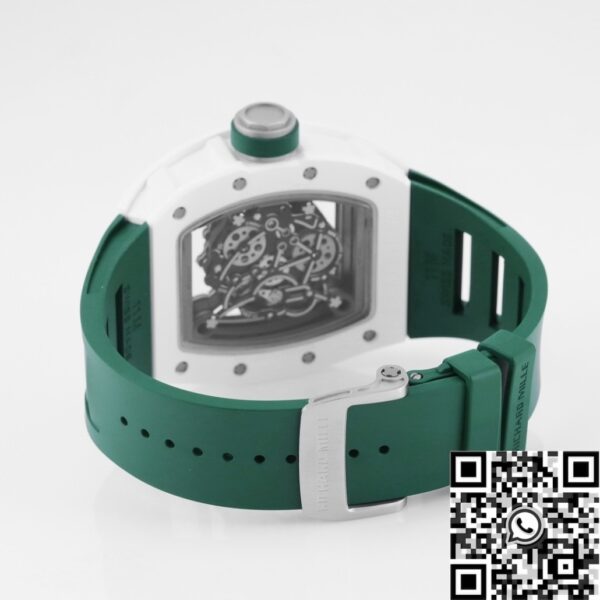 Richard Mille RM055 Watch V5 Green Rubber Strap KV Factory